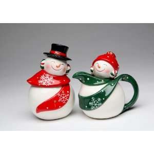    Holiday   Joy Snowy   Snowman Sugar & Creamer