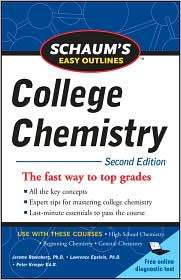 Schaums Easy Outlines of College Chemistry, (0071745874), Jerome 