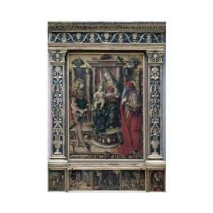 Madonna & Child With St. Jerome & St. Sebastian by Carlo Crivelli 