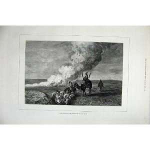   1878 Fine Art Dust Storm Steppes Central Asia Camels