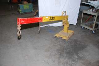 Forklift Adjustable Lifting Boom Crane Hoist Hook INV804  