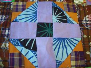 This great quilt top measures approximately 69 1/2 x 81