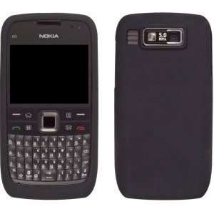   Black Silicone Gel Skin Case for Nokia E73  Players & Accessories