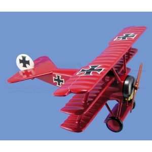  Mini Fokker Dr Aircraft Model Mahogany Display Model / Toy 