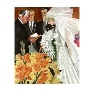  Wedding Ceremony Giclee Poster Print, 12x16