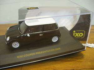 MINI Cooper 2000 launch ixo model car black white MOC003 mint 143 