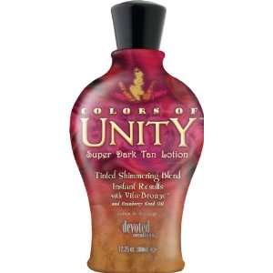   Of Unity Tinted Shimmer Tanning Lotion Super Dark Tan Lotion 12.25 oz