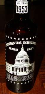 Mr. Boston Liquor 1953 Presidential Inauguration Bottle  
