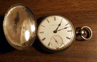   / Elgin Pocket Watch   G W Wheeler   11j Key Wind   Working  