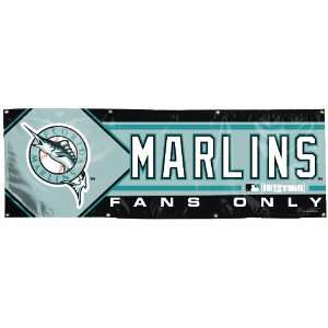  MLB Florida Marlins 2 by 6 foot Vinyl Banner Sports 