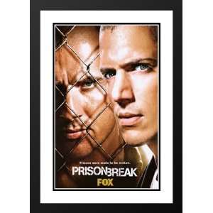  Prison Break (TV) 32x45 Framed and Double Matted TV Poster 