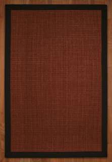 Verona 9x12 Large Red 100% Natural Sisal Rugs Carpet  