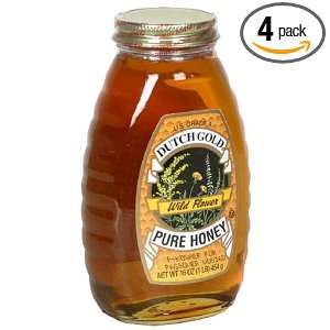 Dutch Gold Wildflower Honey, 16 Ounce Grocery & Gourmet Food