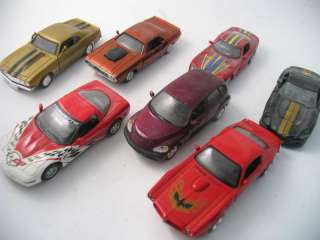 Lot of 7 Die Cast Cars New Ray Sport Car Racers  