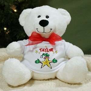  Christmas Star Personalized Plush Teddy Bear Toys & Games