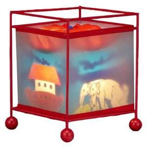  Noahs Ark Square Design Revolving Lamp