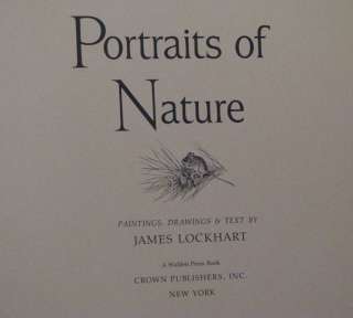 James Lockhart Portraits Nature Book Of Color Prints  