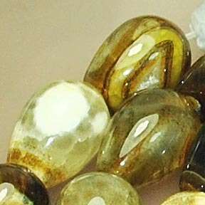 10x15mm Yellow Agate Teardrop Beads 15.5  