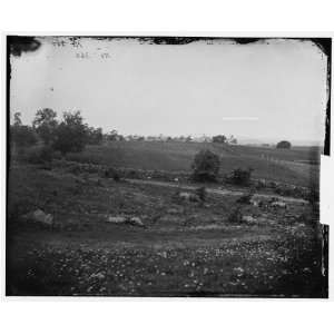  Civil War Reprint Gettysburg, Pennsylvania. View from Culp 