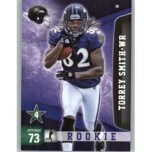  2011 Adrenalyn XL #30 Torrey Smith RC   Baltimore Ravens 