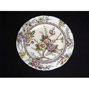  ALFRED MEAKIN CUP/SAUCER MEDWAY DECOR (BROWN MULTI 
