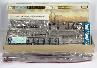 Vintage FUJIMI A117 KIT 1/700 US Aircraft Carrier SARATOGA *made in 
