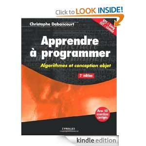 Apprendre à programmer  Algorithmes et conception objet (French 