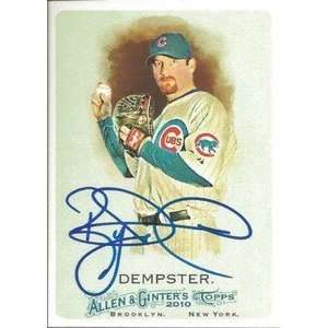 Ryan Dempster Signed Cubs Topps 2010 Allen Ginter Card  