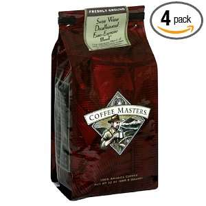   Decaffeinated, Swiss Water Processed, Ground, 12 Ounce Valve Bag