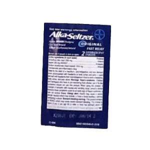 Alka Seltzer Effervescent Tablets Pouch of 2