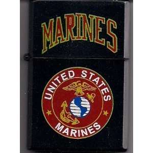   United States Marines Emblem Zippo style Lighter 