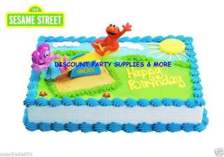 Sesame Street Elmo & Abby Playground Cake Kit Topper  