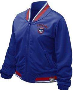 CHICAGO CUBS new WOMENS COOPERSTOWN ZIP UP JACKET L XL $65  