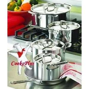 All Clad Exclusive Enhanced 9 Piece All Stainless Steel Set  