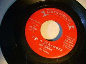 SOUL 45~ELLA THOMAS~IM A STRANGER/IF YOU~GEDINSONS  