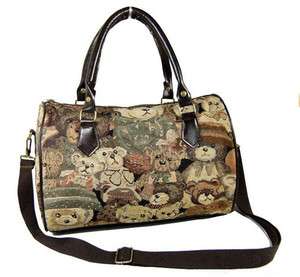   bear Tote Favor Shoulder Holdall/handbag Travel/weekend bag #16  