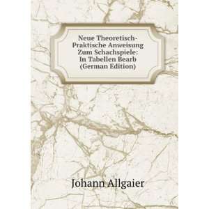    In Tabellen Bearb (German Edition) Johann Allgaier Books