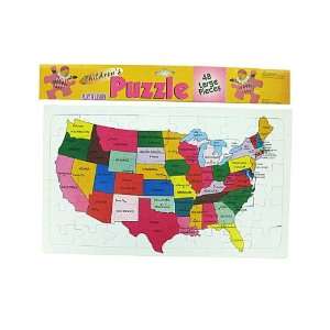  U.S. puzzle for children (Wholesale in a pack of 24 