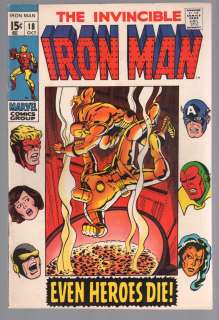 IRON MAN #18 FINE AVENGERS 1969  