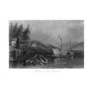 Quebec, Canada, View of a March on Lake Chaudiere Giclee Poster Print 