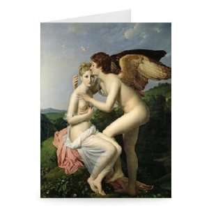 Psyche Receiving the First Kiss of Cupid,   Greeting Card (Pack of 2 