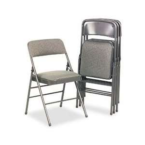   ® Deluxe Fabric Padded Seat and Back Folding Chair
