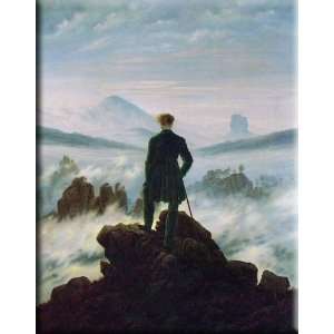  Wanderer above the Sea of Fog 13x16 Streched Canvas Art by 