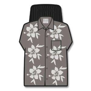  Gray Giant Aloha Shirt Style Universal Fit Molded Front 