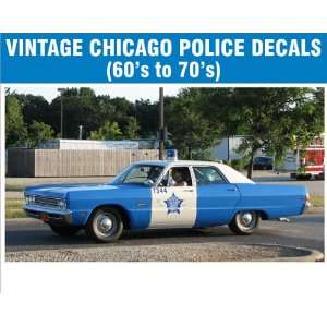  BILL BOZO CHICAGO POLICE (VINTAGE) DECALS