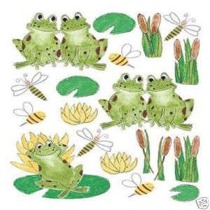 IDEASTIX OF FROGS ★ HOME ACCENTS WASHABLE ART STICKER  