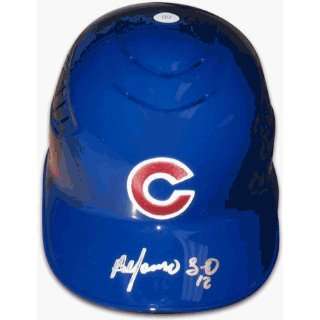  Alfonso Soriano Signed Rawlings Cubs Full Size Auth Batting Helmet 