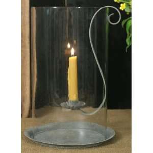  Large Hanging Taper Candle Holder with Glass Chimney 