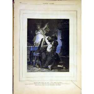  School Rome Ulysse Doucet Fine Art French Print 1880