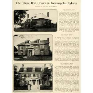  1920 Print Taggart House Frederick Wallack Architecture 